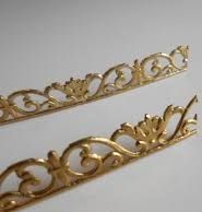 Moldura de latón 25 cm x 10 mm