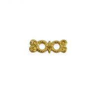 Ornamento de latón 25x9 mm