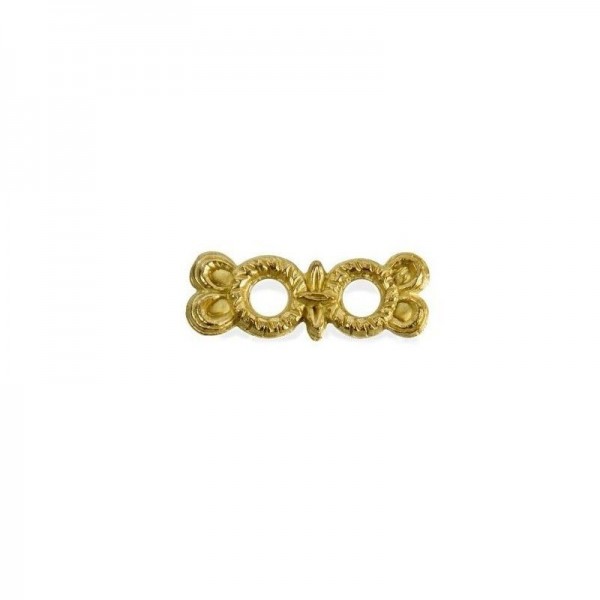 Ornamento de latón 25x9 mm
