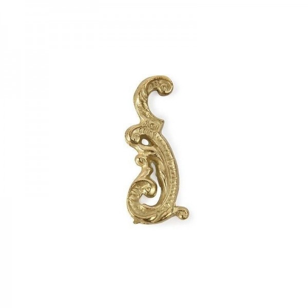 Ornamento de latón 22x7 mm