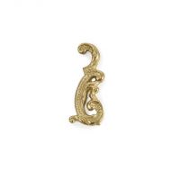 Ornamento de latón 22x9 mm