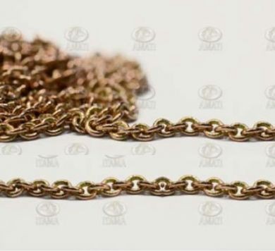 Cadena de latón 2.5 mm x 1 m