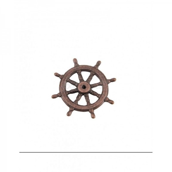 Rueda timón de metal 30 mm