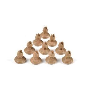Soporte de madera para barco 22 mm 2 unidades