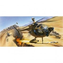 Helicóptero Hughes 500D Tow, escala 1/48