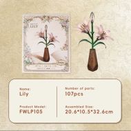 Flores Lily 107 Piezas