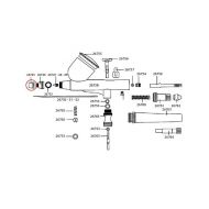 Boquilla Exterior para aerógrafo D-102 (Ref.: 26020-26021)
