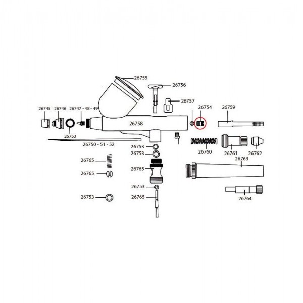 GUÍA AGUJA D102 (26020-26021)
