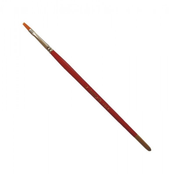 Pincel plano de pelo sintético Toray Nº 4