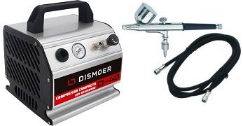 Juego Aerográfico Compresor D-40