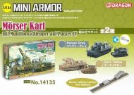 Morser Karl mit Munitionsschlepper aufPanzer