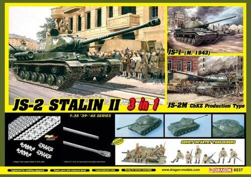 JS-2 Stalin II (3 in 1) + Soviet Infantry 