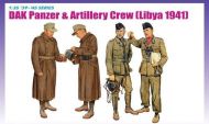 DAK Panzer & Artillery Crew Libya 1941 1/35