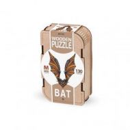 Puzzle Murciélago (M) con 130 piezas y caja de madera