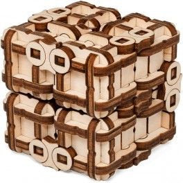 Maqueta Mecánica Cubo Metamórfico con 128 piezas