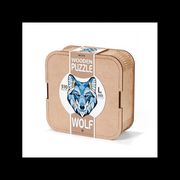 EWA PUZZLE LOBO (L) 510 PIEZAS CAJA DE MADERA
