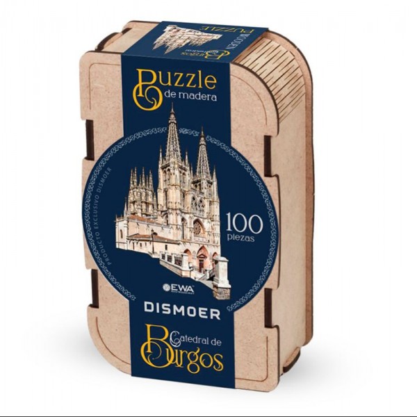 PUZZLE CATEDRAL DE BURGOS 190 PIEZAS CAJA DE MADERA