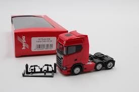 Scania CS 20 HD 6X4 Rojo 1/87