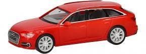 Audi A6 Avant rojo 1/87
