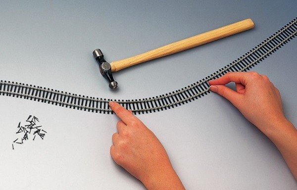 Vía flexible H0