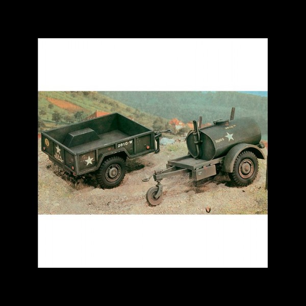 V. MILITAR 250 GAL.S TANK TRAILER/M101 CARGO TR. 1:35