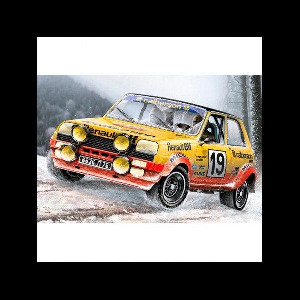 COCHE CARRERAS RENAULT 5 ALPINE RALLY 1:24