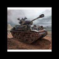 TANQUE M4A3E8 SHERMAN FURY 1:35