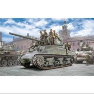 TANQUE M4A1 SHERMAN WITH INFANTRY 1:35