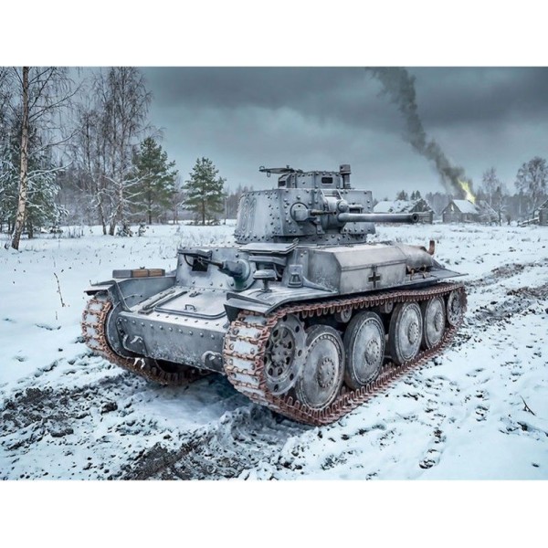 TANQUE PZ.KPFW. 38(T) AUSF. F 1:35