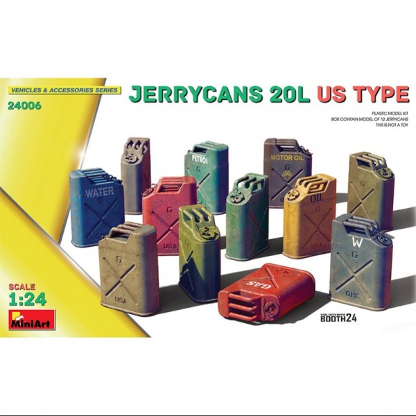 ACCESORIOS JERRYCANS 20L US TYPE 1/24
