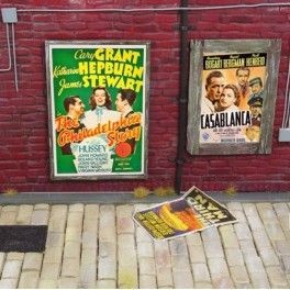 Pósters de Películas A 1940s. Escala: 1/35