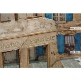 Calcas Rótulos de Tiendas Francés. Escala: 1/35