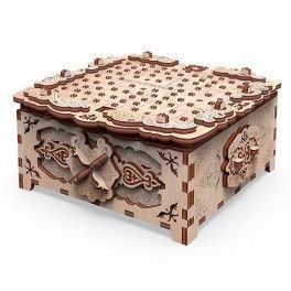 Caja de secretetos fantasía floral 220 piezas