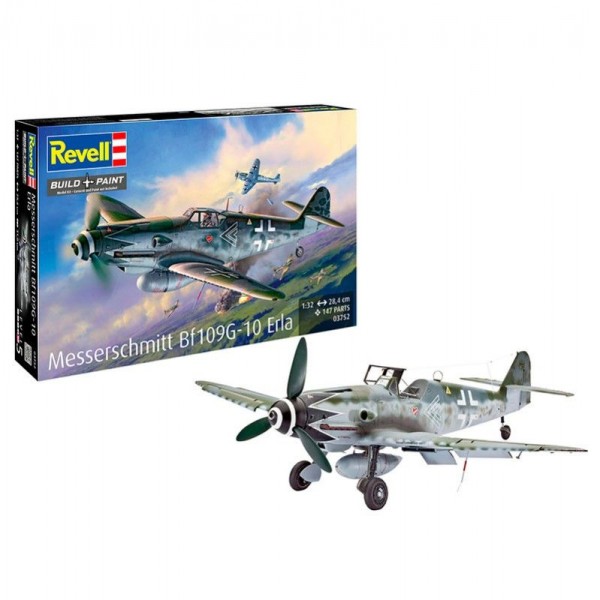 AVIÓN MESSERSCHMITT BF109G-10 ERLA 1:32