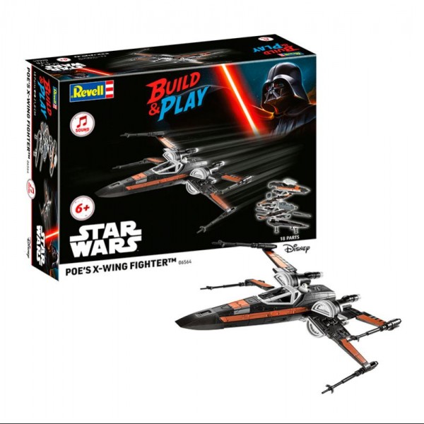 STAR WARDS BUILD & PLAY: POE'S X-WING FIGHTER 1:78