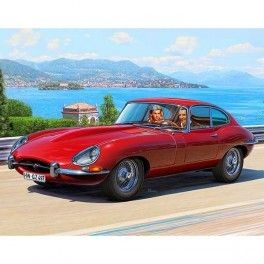 Coche Jaguar E-Type Coupé escala 1:24