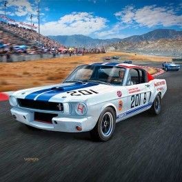 Coche 1965 Shelby GT 350 R escala 1:24