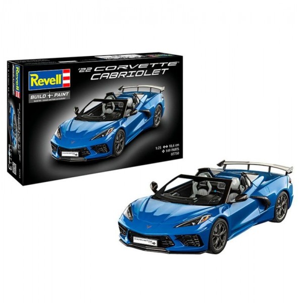 COCHE CORVETTE C8 CABRIOLET 1:25