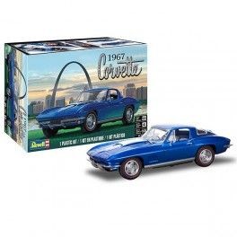 Coche 1967 Corvette Coupe escala 1:25