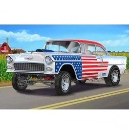 Coche 1955 Chevy Bel Air Street Machine 2N1 escala 1:24