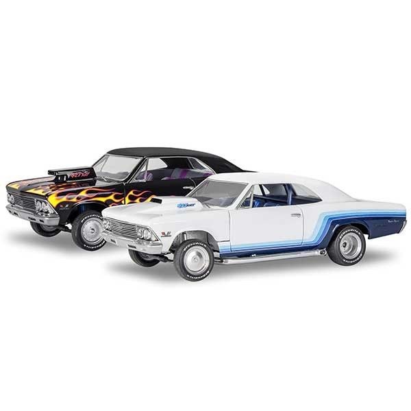Coche 1966 Chevy Malibu SS 2N1 escala 1:24