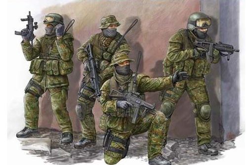 Comando alemán moderno KSK