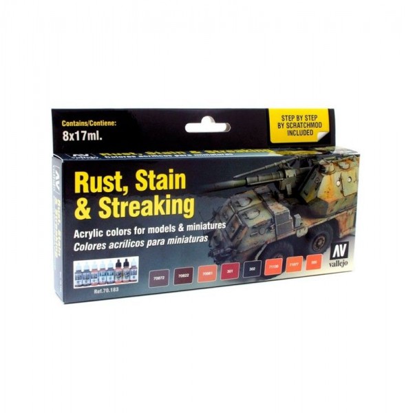 SET 8 MODEL COLOR RUST, STAIN & STREAKING 17 ML