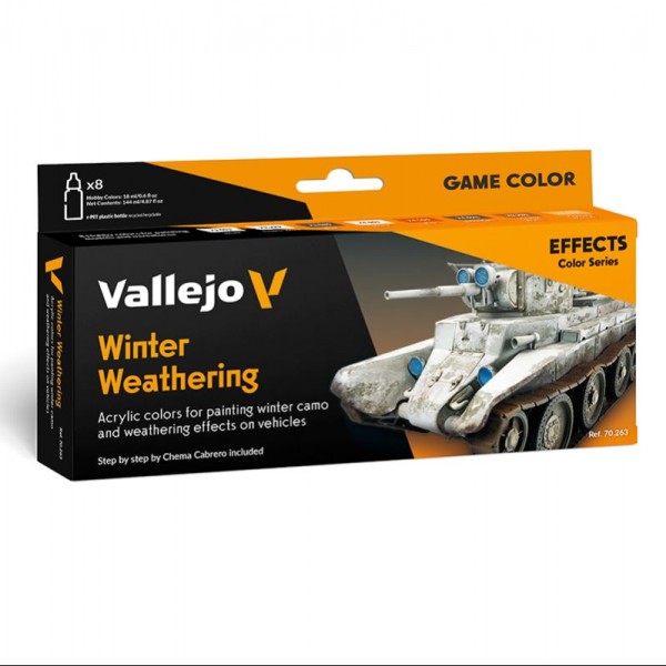 EFECTOS / SET 8 MODEL COLOR WINTER WEATHERING C.CABRERO 18ML