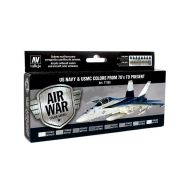 SET 8 MODEL AIR US NAVY & USMC COLORS 18 ML