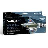 SET 8 MODEL AIR WWII RAF DAY FIGHTERS P.R.U. 18 ML