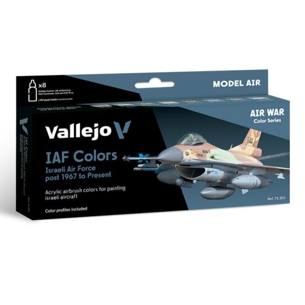 SET 8 MODEL AIR IAF COLORS POST 67 -PRESENT 18 ML