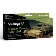 SET 8 MODEL AIR GERMAN WWII COLORS 27-41 18 ML