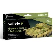 SET 8 MODEL AIR GERMAN WWII COLORS 40-45 18 ML