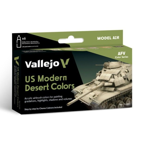 SET 6 MODEL AIR US MODERN DESERT 18 ML